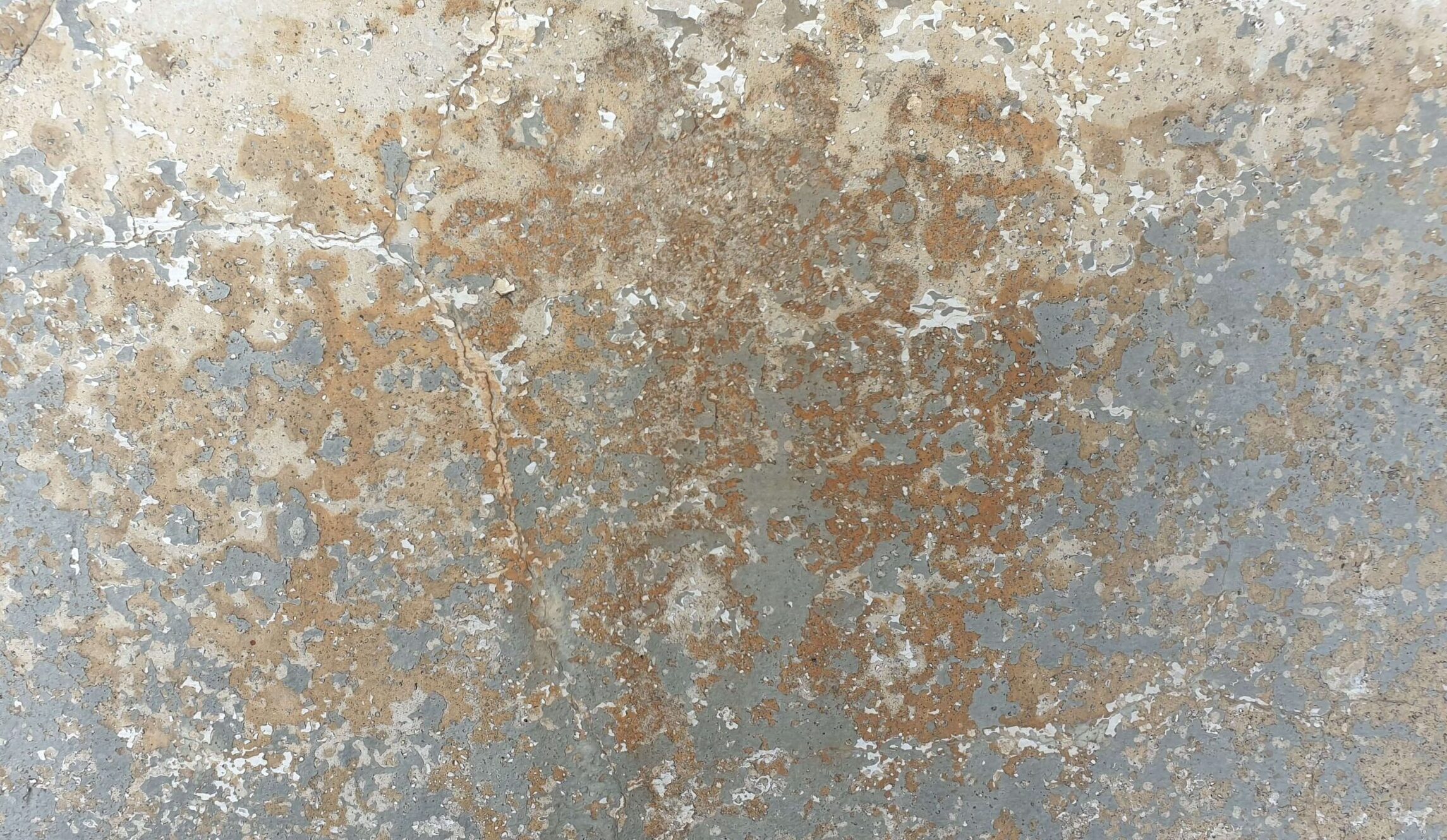 worn garage floor needing a recoat
